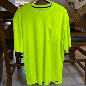 Smith's Workwear Chartreuse Size 2XL Yellow Green Short Sleeve T Shirt
